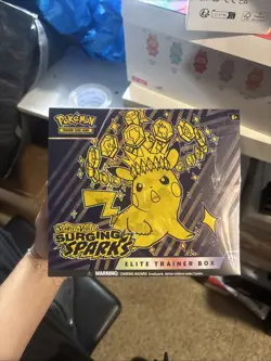Pokemon TCG Scarlet & Violet Surging Sparks Elite Trainer Box ETB - NEW - SEALED - Image 1