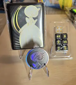 Pokemon TCG Sleeves Dice & Coin From Mega Evolutions Mega Gardevoir ETB New - Image 1