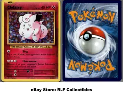 2016 Pokemon, XY Evolutions, #63/108 Clefairy, Holo Rare - Image 1