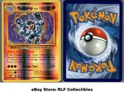 2016 Pokemon, XY Evolutions, #59/108 Machamp, Reverse Holo Rare - Image 1