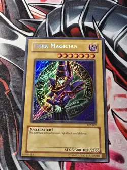 Yugioh! Dark Magician BPT-007 Collectors Tin Secret Rare - MP - Image 1