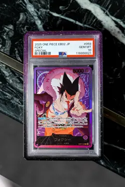 One Piece EB02 OP07-059 Foxy SP Leader JP PSA 10 Japanese - Image 1