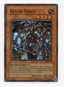 Yu-Gi-Oh! TCG Exiled Force Legacy of Darkness LOD-023 Super Rare Unlimited Card - Image 1