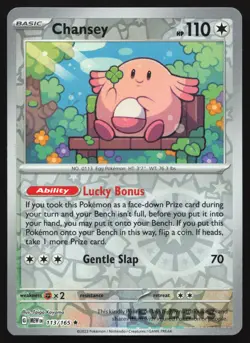 Chansey - 113/165 - Reverse Holo - Scarlet & Violet 151 - Pokemon Card - Image 1