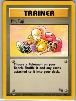 Mr. Fuji 58/62 Non Holo Fossil - Pokemon Card - NM - Image 1