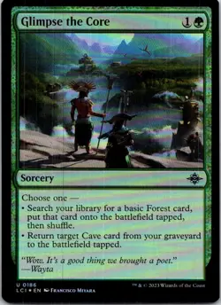 Magic the Gathering Foil Glimpse the Core The Lost Caverns of Ixalan MTG - Image 1