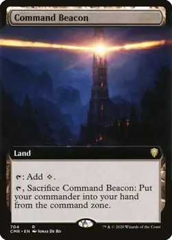 MTG - Command Beacon (Extended Art) [Commander Legends] Foil - Image 1