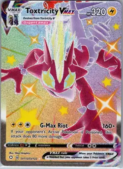 Toxtricity VMAX SV113/SV122 Shining Fates: Shiny Vault - Pokemon Card - NM - Image 1