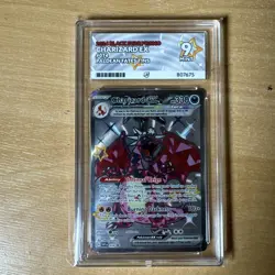 Pokemon TCG Charizard EX SVP074 Black Star Promo Card Ace Grading Mint 9 - Image 1