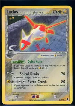 Pokemon EX DELTA SPECIES - #8/113 Latias - Holo - ENG - Moderately Played - Image 1