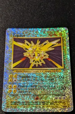 Pokemon LEGENDARY COLLECTION - #19/110 Zapdos - Reverse Holo - ENG - Damaged - Image 4
