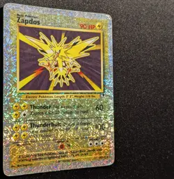 Pokemon LEGENDARY COLLECTION - #19/110 Zapdos - Reverse Holo - ENG - Damaged - Image 5