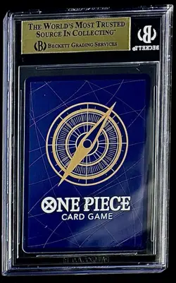 BGS 10 One Piece OP10-005 SR Sanji - English - Royal Blood - Graded - Image 2