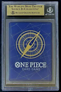 BGS 9.5 One Piece P-056 P Roronoa Zoro - English - Foil - Live Action - Graded - Image 2