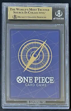BGS 10 One Piece OP08-118 SEC Silvers Rayleigh - English - Two Legends - Graded - Image 2