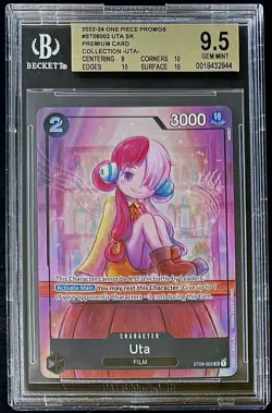 BGS 9.5 One Piece ST08-002 SR Uta - English - Premium Collection Uta - Graded - Image 1