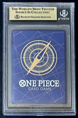 BGS 9.5 One Piece OP02-115 R Monkey.D.Garp Parallel Rare - English - Graded - Image 2