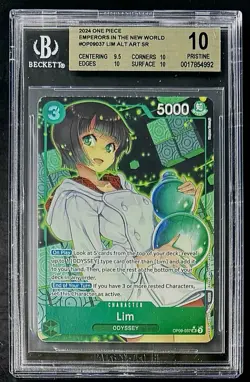 BGS 10 One Piece OP09-037 SR* Lim Alt Art - English - Emperors in the New World - Image 1