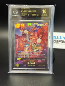 BGS 10 Black Label Pristine - O-Nami SP - One Piece ENGLISH - OP07 500 Years - Image 1