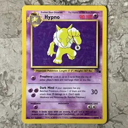 2 FOR 1 - Pokemon Cards - Hypno Fossil 23/62 Non Holo Rare - Drowzee 54/82 Mint - Image 2