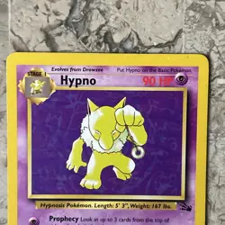 2 FOR 1 - Pokemon Cards - Hypno Fossil 23/62 Non Holo Rare - Drowzee 54/82 Mint - Image 3