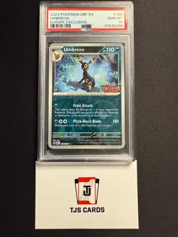 Umbreon - PSA 10 - Europe Obsidian Flames Stamped 130/197 - Pokemon - Image 1