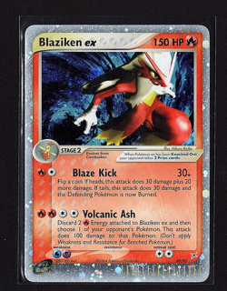 2004 Pokemon Team Magma vs Team Aqua Blaziken EX Ultra Rare 89/95 Holo Rare Foil - Image 1
