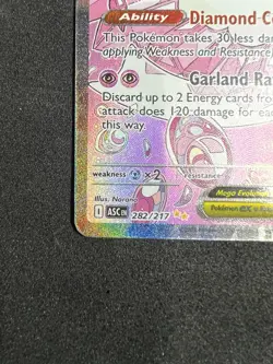Pokemon Mega Diancie EX 282/217 SIR Special Illustration Rare Ascended Heroes NM - Image 2