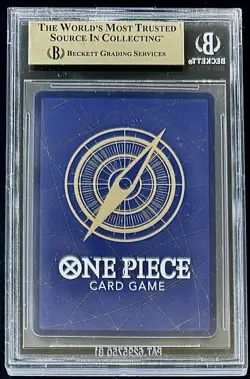 BGS 9.5 One Piece P-055 P Monkey.D.Luffy - Flag Foil - English - PRB01- Graded - Image 2