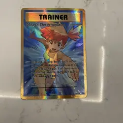 Misty's Determination 108/108 - Evolutions - Near Mint NM Full Art Pokemon Card - Image 1