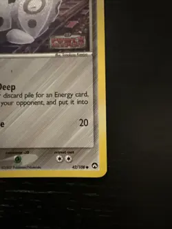 Aron Power Keepers Reverse Holo Stamped Common Card 42/108 Common MP Pokemon - Image 4