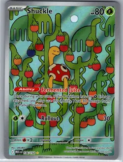 Shuckle 136/132 ME01: Mega Evolution - Pokemon Card - NM - Image 1