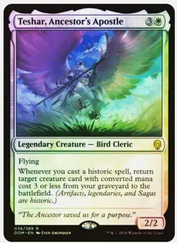 Teshar, Ancestor's Apostle FOIL MTG Dominaria NM-MINT MAGIC GATHERING CARD - Image 1
