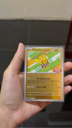 POKEMON TCG Special Promo Card Pikachu Berkemeja Batik 191/SV-P Indonesia - Image 2