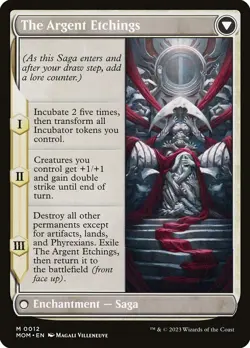 MTG Elesh Norn The Argent Etchings March of the Machine Regular Mythic Rare - Image 2