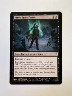 Rime Transfusion - MTG Coldsnap - NM - Image 1