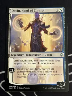 1x Dovin, Hand of Control (229) War of the Spark LP MTG Magic the Gathering x1 - Image 1