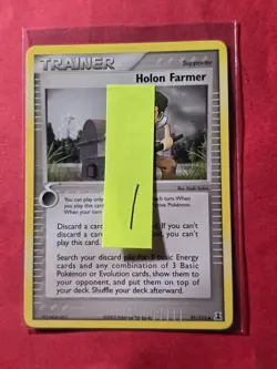 2005 Pokemon EX Delta Species #91 Holon Farmer, UC, NF/H, cd1 - Image 3