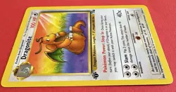 Pokemon Dragonite 19/62 1st Edition Fossil Rare WOTC 1999 NM - Image 2