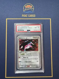 SALAMENCE EX - POKEMON 103/107 EX DEOXYS PSA 8 - Image 1