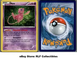 2016 Pokemon, XY Fates Collide, #29/124 Mew, Holo Rare - Image 1