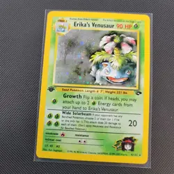 Erika's Venusaur 1st Edition 4/132 Gym Challenge Pokemon Holo - Image 1