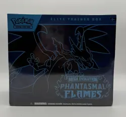 Pokemon TCG Mega Evolution Phantasmal Flames Elite Trainer Box ETB New Sealed - Image 1