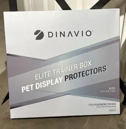 Elite Trainer Box Display Fits Pokemon ETB Box Case 0.5mm Thick PET Box 5 Pack - Image 1