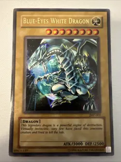 NM Blue-Eyes White Dragon JMP-001 Ultra Rare YuGiOh 530 - Image 1