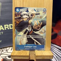 P-009 Trafalgar Law Tournament Pack Vol.1 Promo One Piece TCG English Card - Image 2