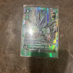 Digimon Card Zephagamon Ace BT20-101 Secret Rare Special Booster 2.5 - Image 1