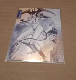 Devilman Lady Comic Illustration 17/18 Card No. 107 Japanese *Rare* US Ship - Image 3