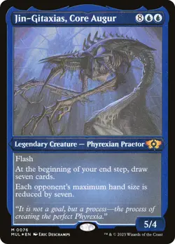 Jin-Gitaxias, Core Augur (Foil Etched) [Multiverse Legends] Foil Near Mint - Image 1