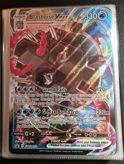 Pokemon TCG - JUMBO Blastoise VMAX SWSH103 Black Star Promo NM - Image 1